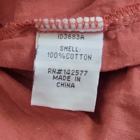 Off the Shoulder Cotton Dress with Eyelet Detail - Picture 6 of 7